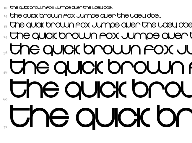 Zdyk Pisces font waterfall